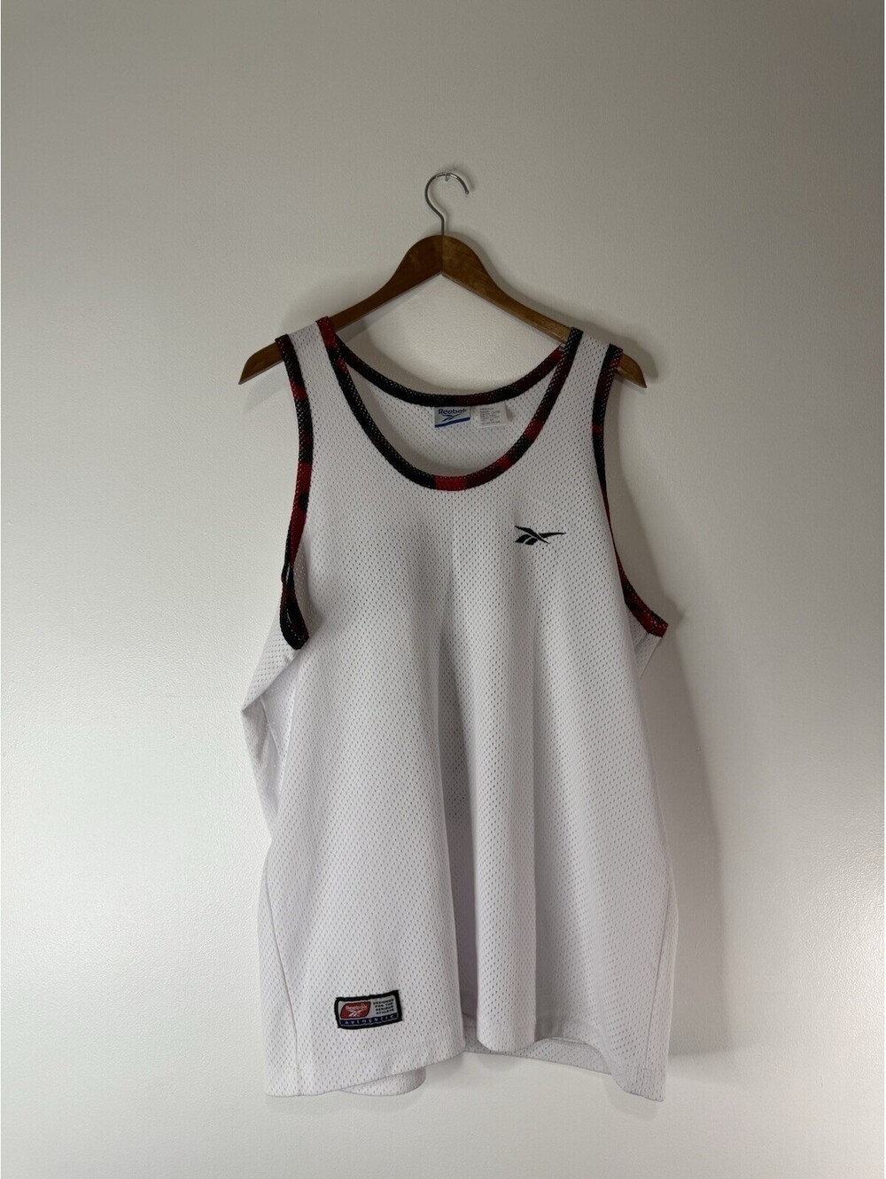 Vintage 90’s Allen Iverson White Rebook Jersey #3 Y2K
